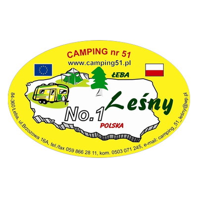 Camping Leśny 51 Łeba — logo