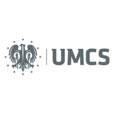Logo Ogrodu Botanicznego UMCS w Lublinie — zielony liść na tle napisu ogrodu