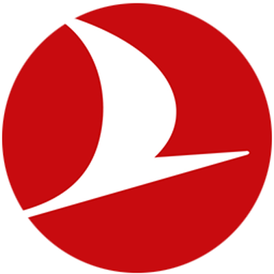 Samolot Turkish Airlines na tle lotniska